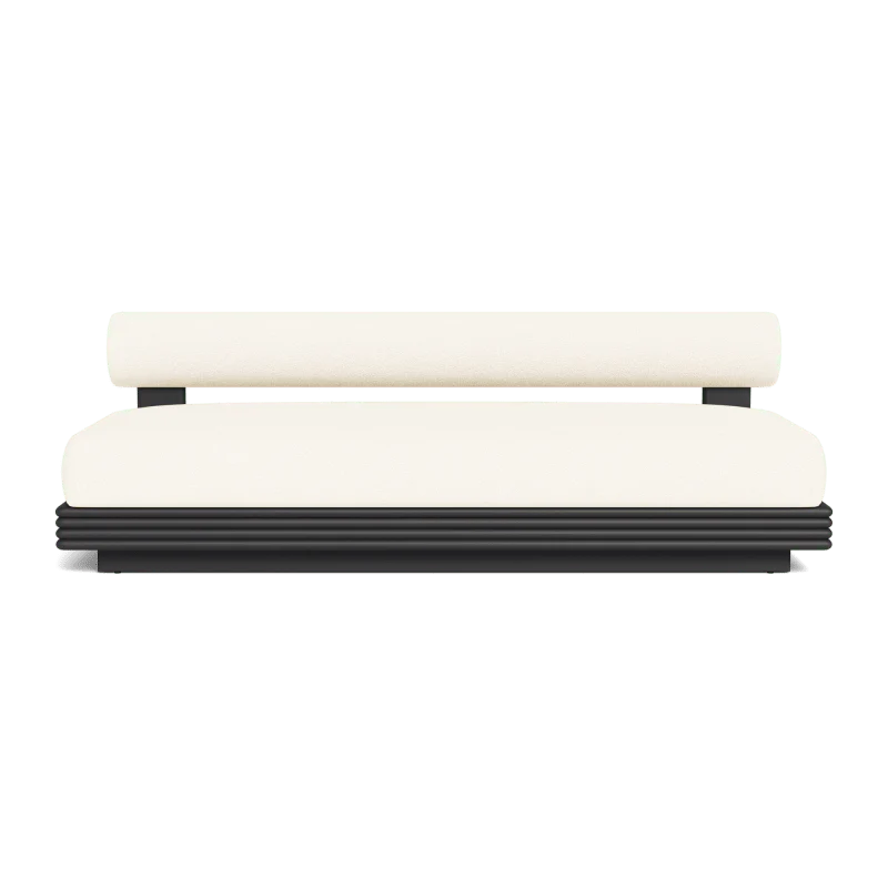 Collins Aluminum 2 Seat Armless Sofa - Image 16