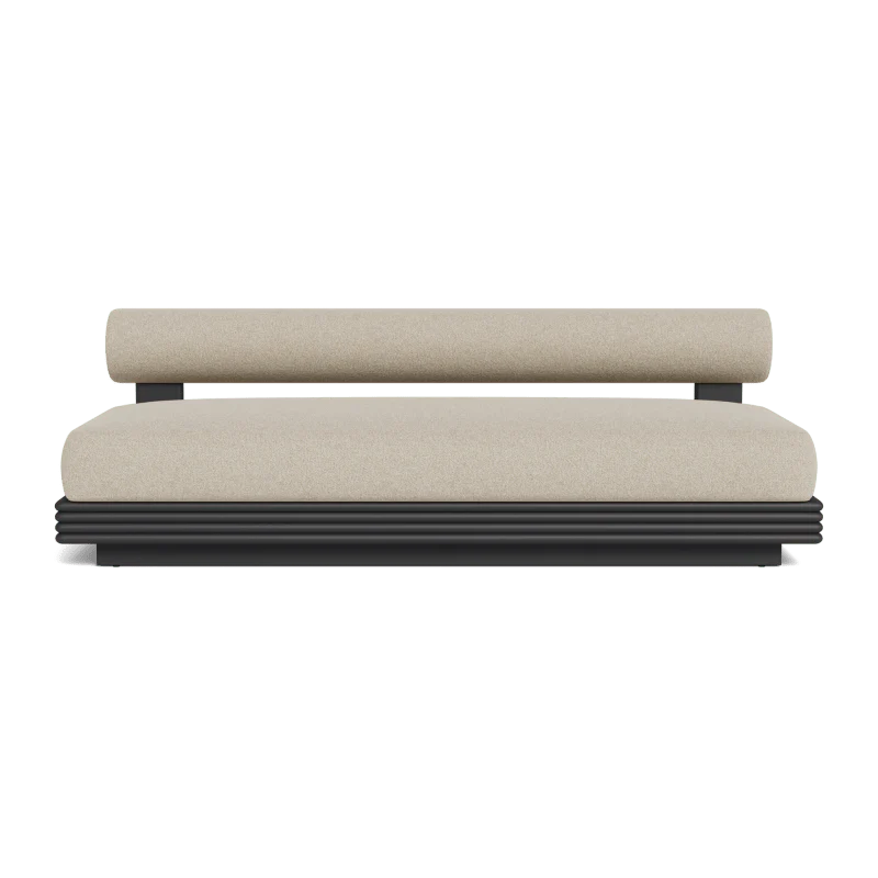 Collins Aluminum 2 Seat Armless Sofa - Image 23