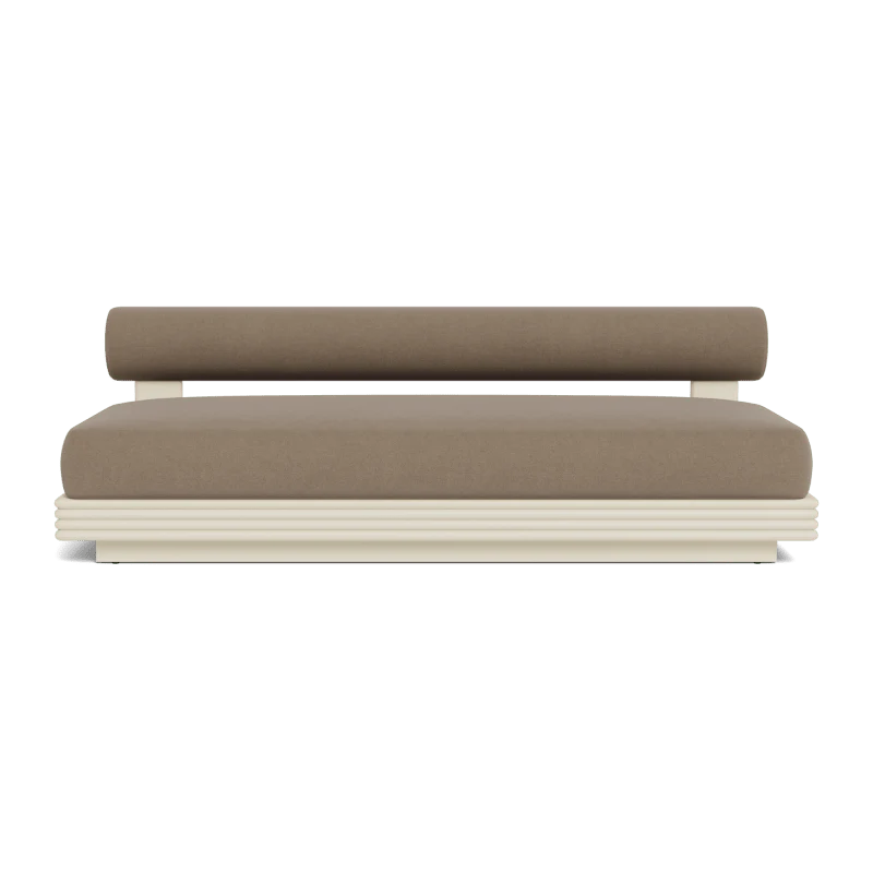 Collins Aluminum 2 Seat Armless Sofa - Image 26
