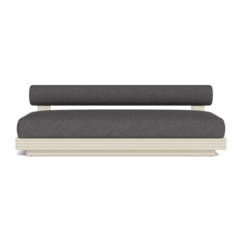 Collins Aluminum 2 Seat Armless Sofa - Image 31