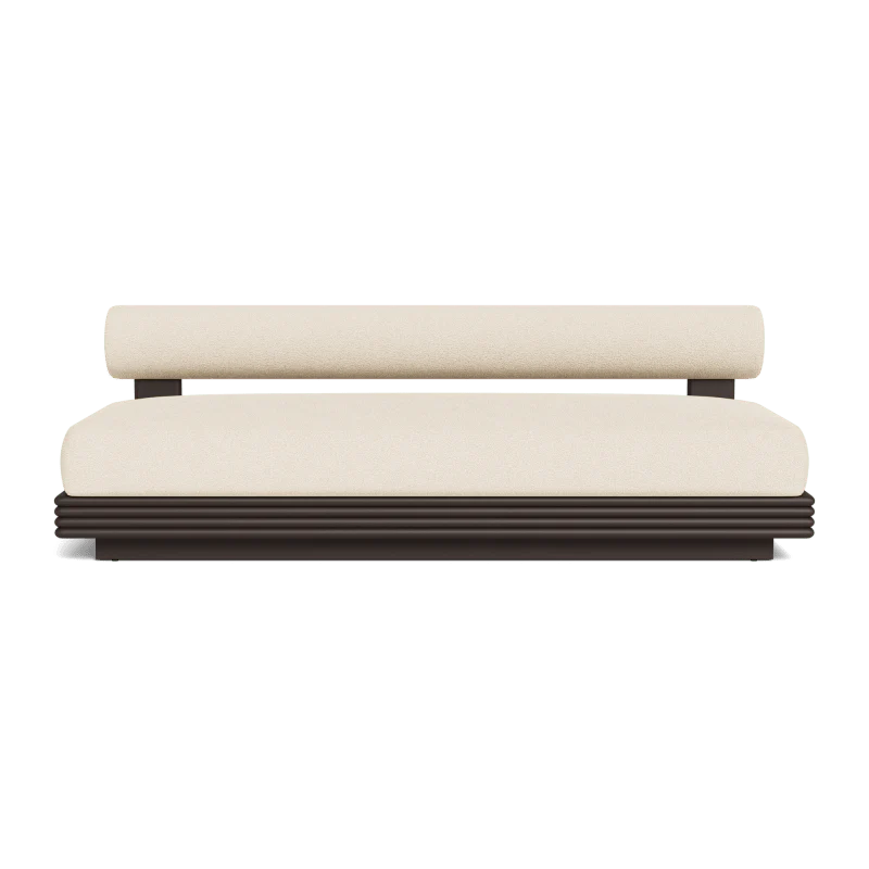 Collins Aluminum 2 Seat Armless Sofa - Image 43