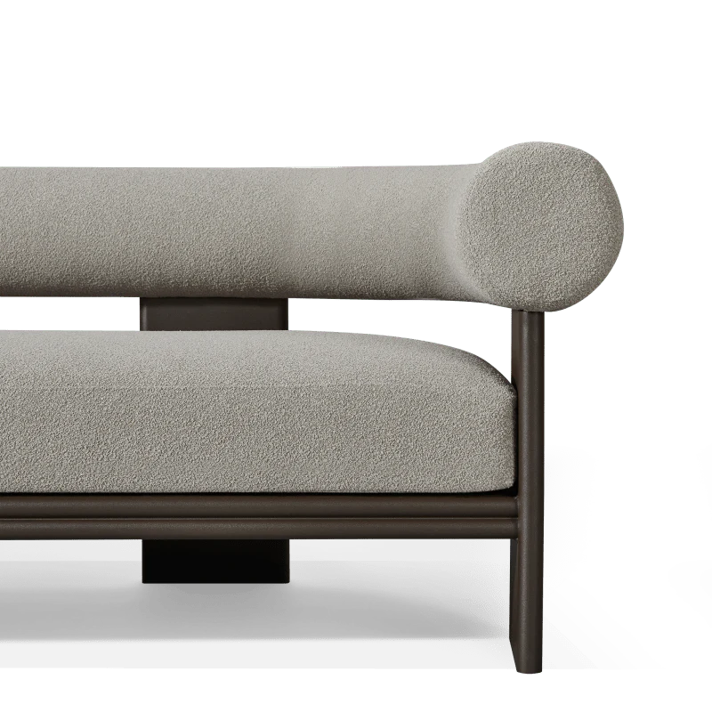 Collins Aluminum 3 Seat Sofa - Image 7