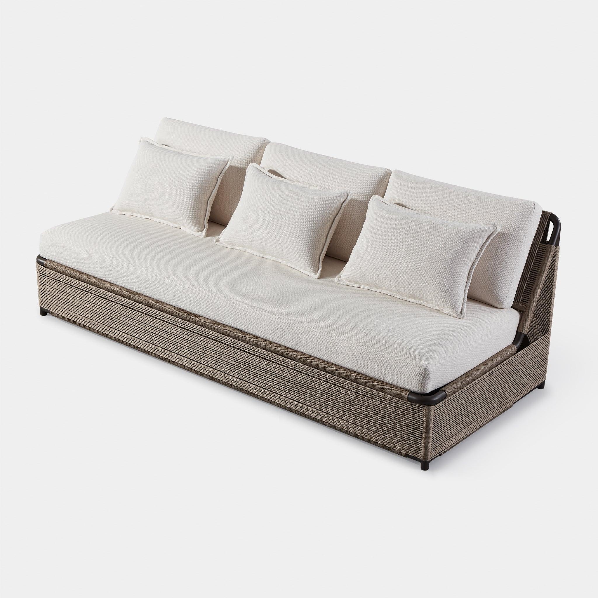 FORMENTERA 3 SEAT ARMLESS SOFA - Image 9