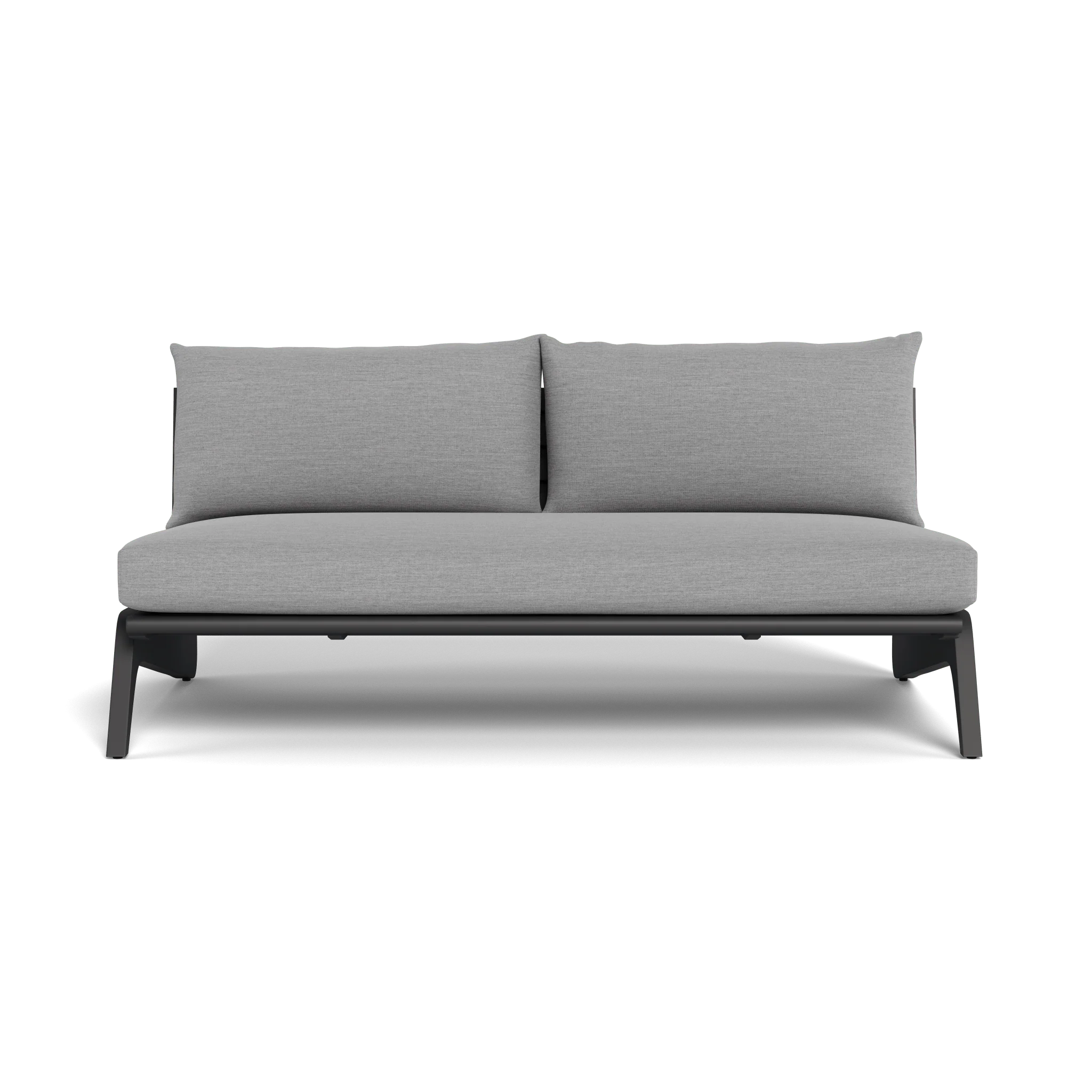 MLB Aluminum 2 Seat Armless Sofa - Image 11