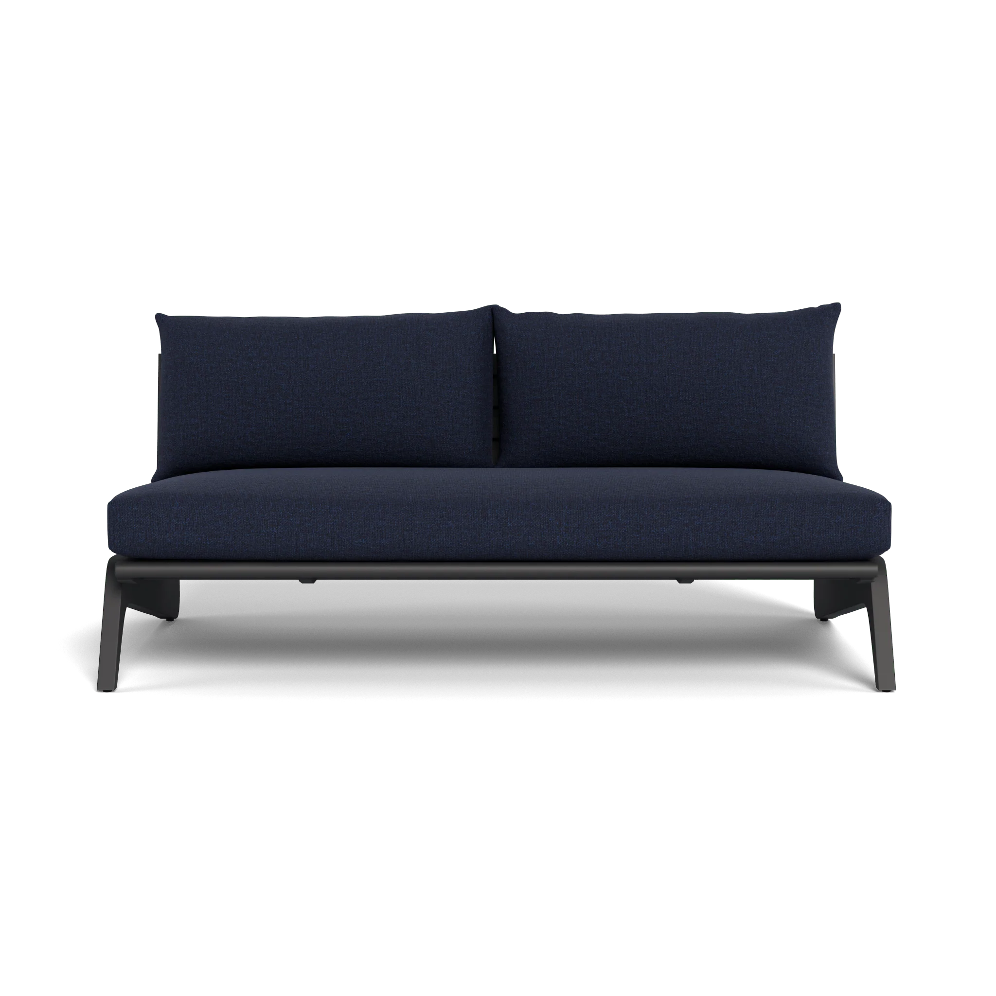MLB Aluminum 2 Seat Armless Sofa - Image 16