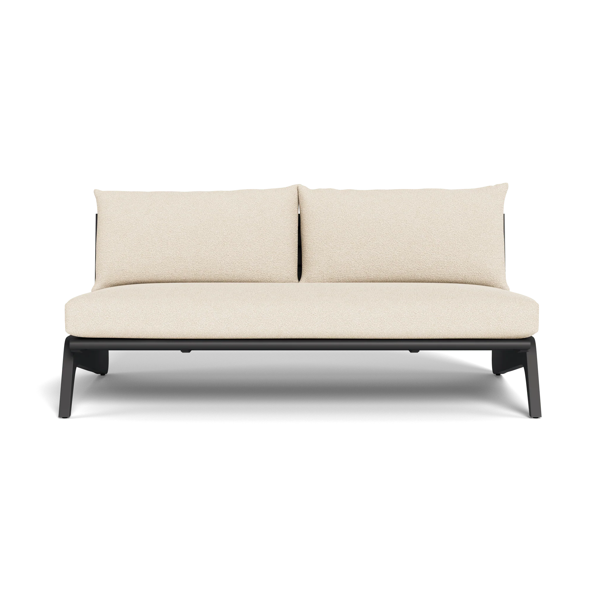 MLB Aluminum 2 Seat Armless Sofa - Image 18