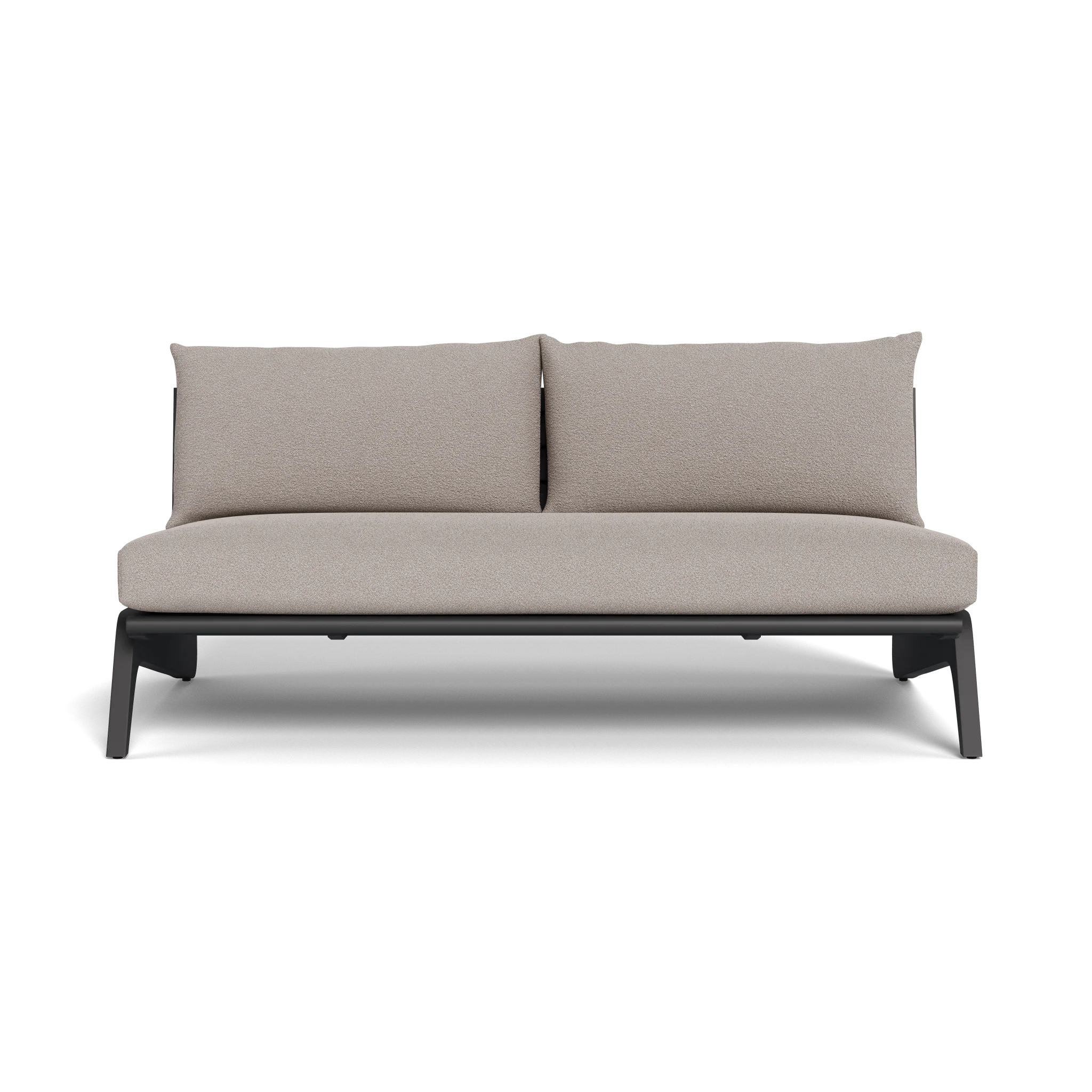 MLB Aluminum 2 Seat Armless Sofa - Image 19