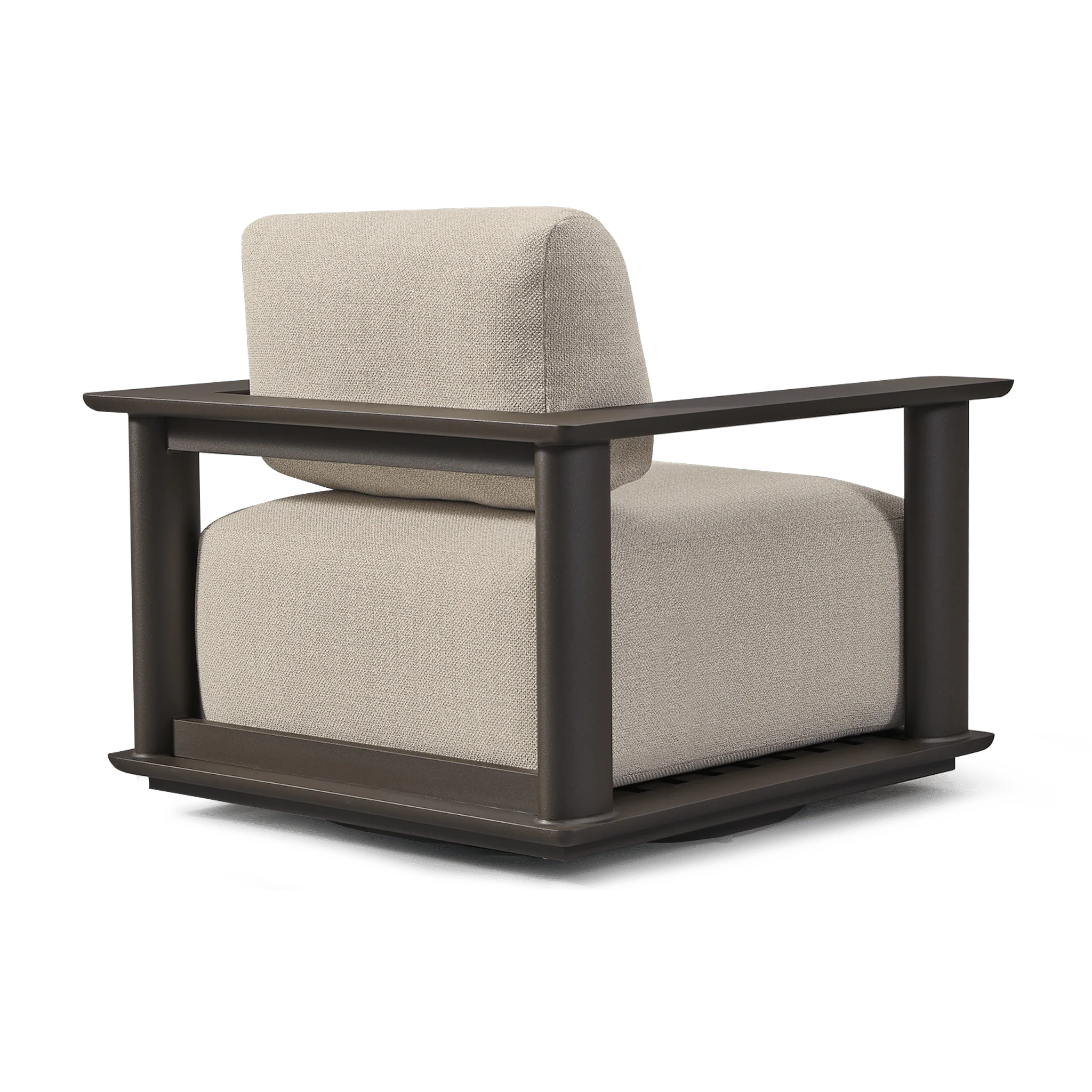 Newport Aluminium Swivel Lounge Chair - Image 5