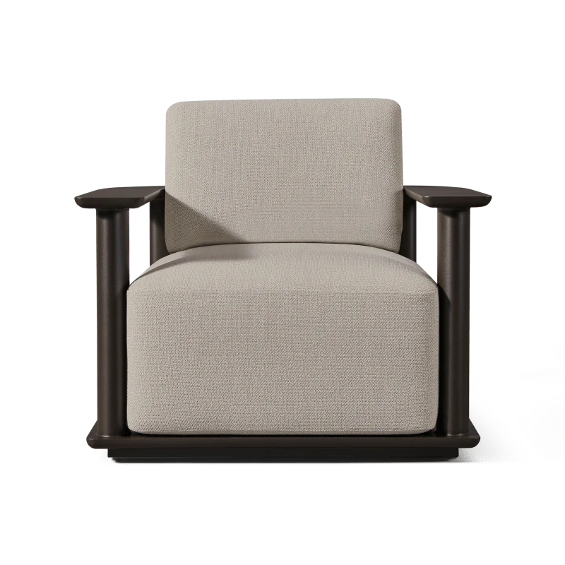 Newport Aluminum Barrel Lounge Chair