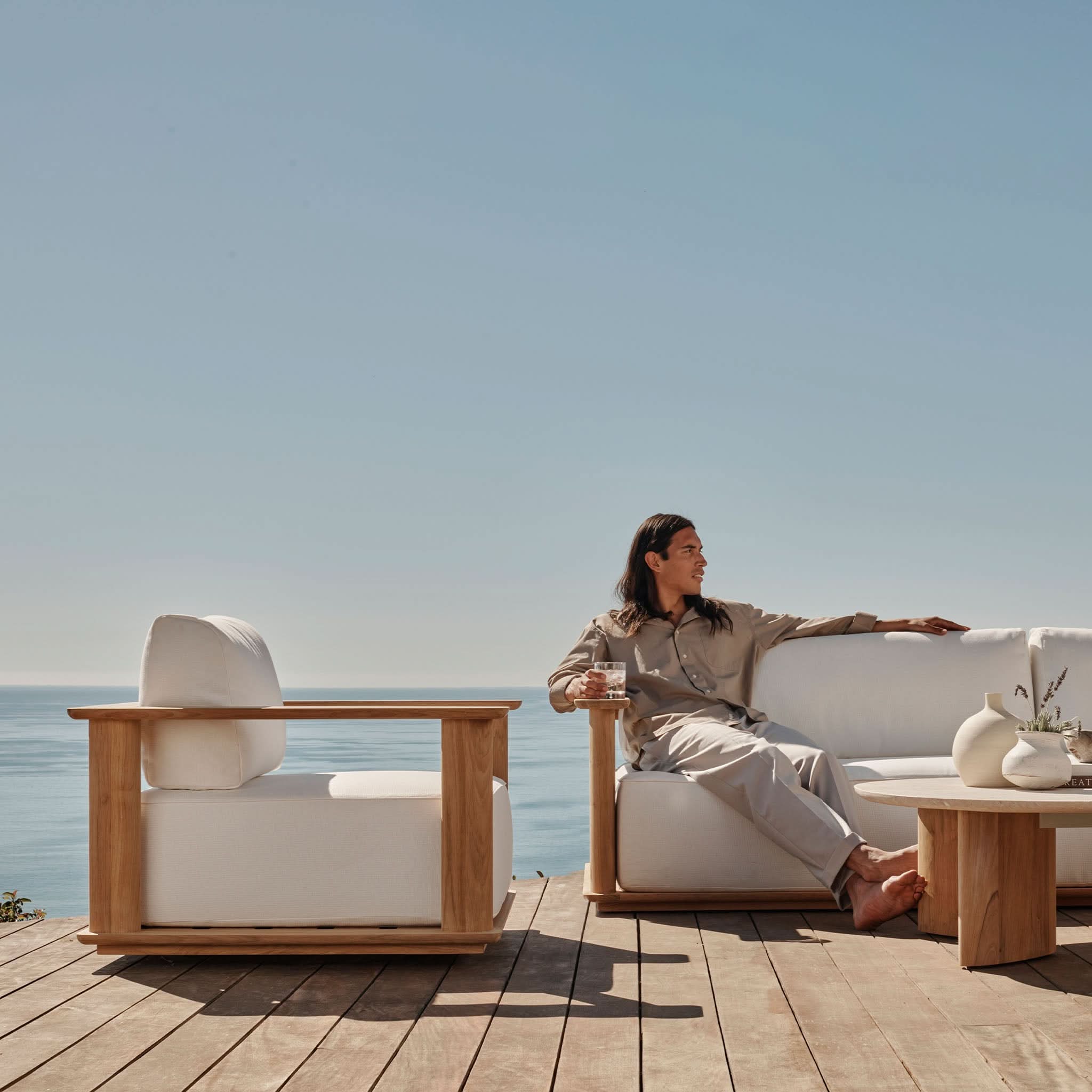 Newport Teak Lounge Chair - Image 10