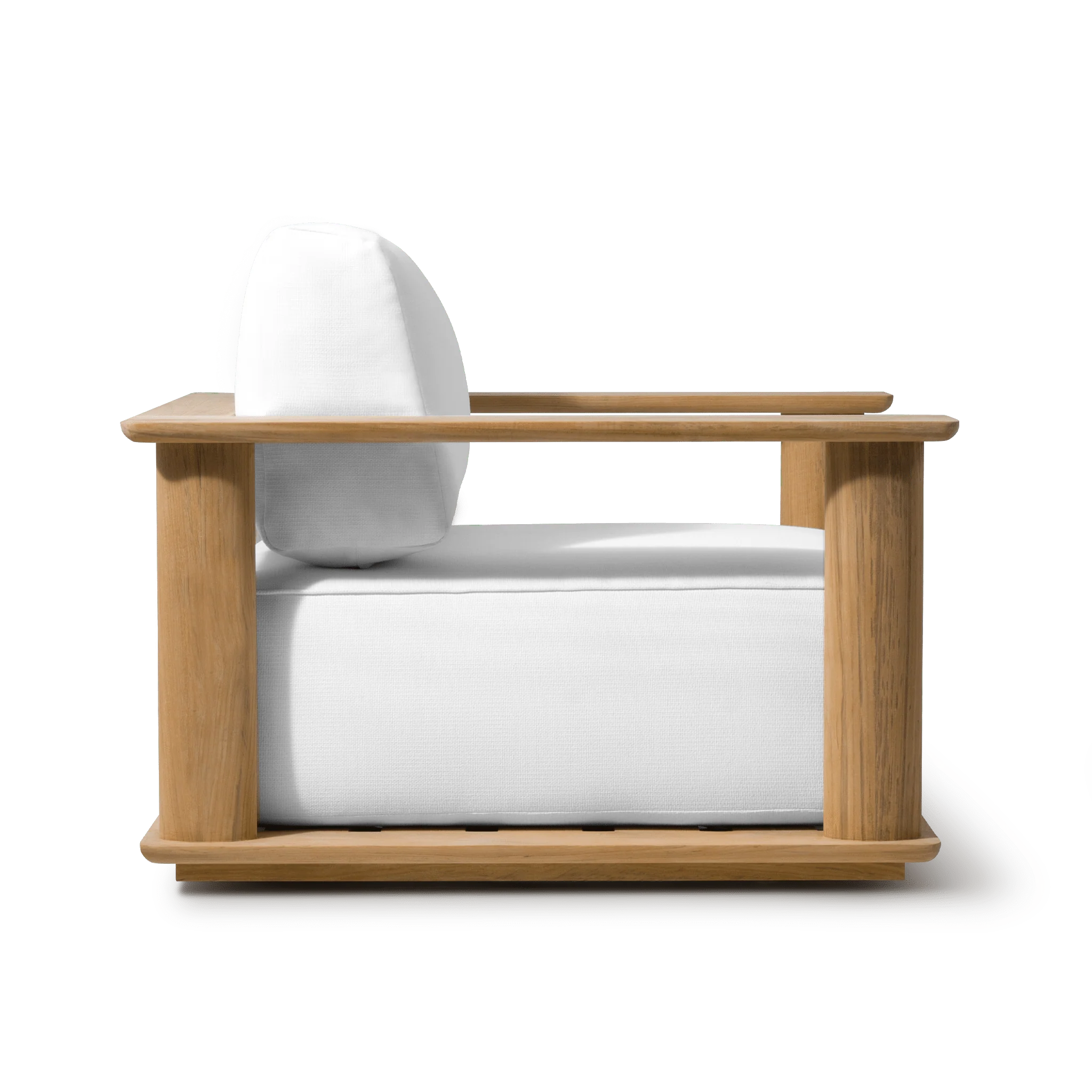 Newport Teak Swivel Lounge Chair - Image 4