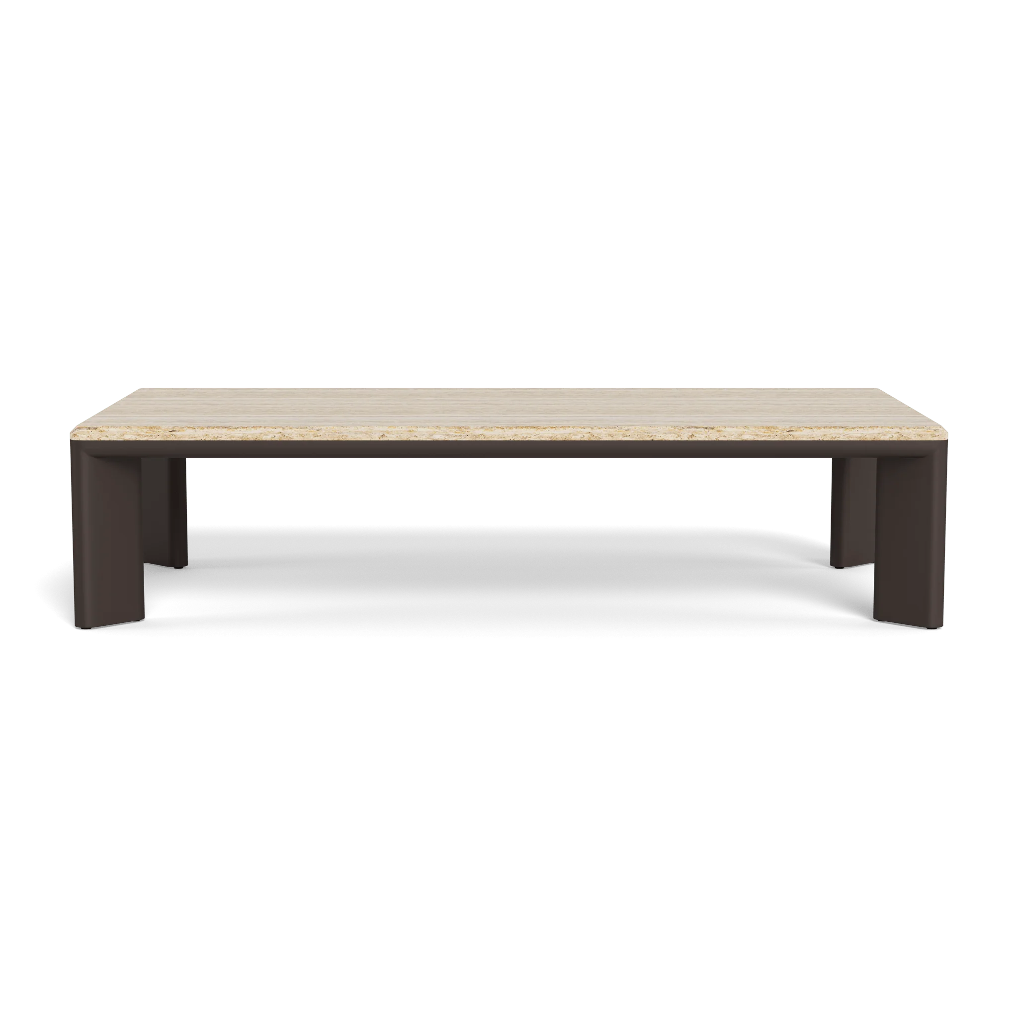 Palm Beach Aluminium Rectangle Coffee Table - Image 12