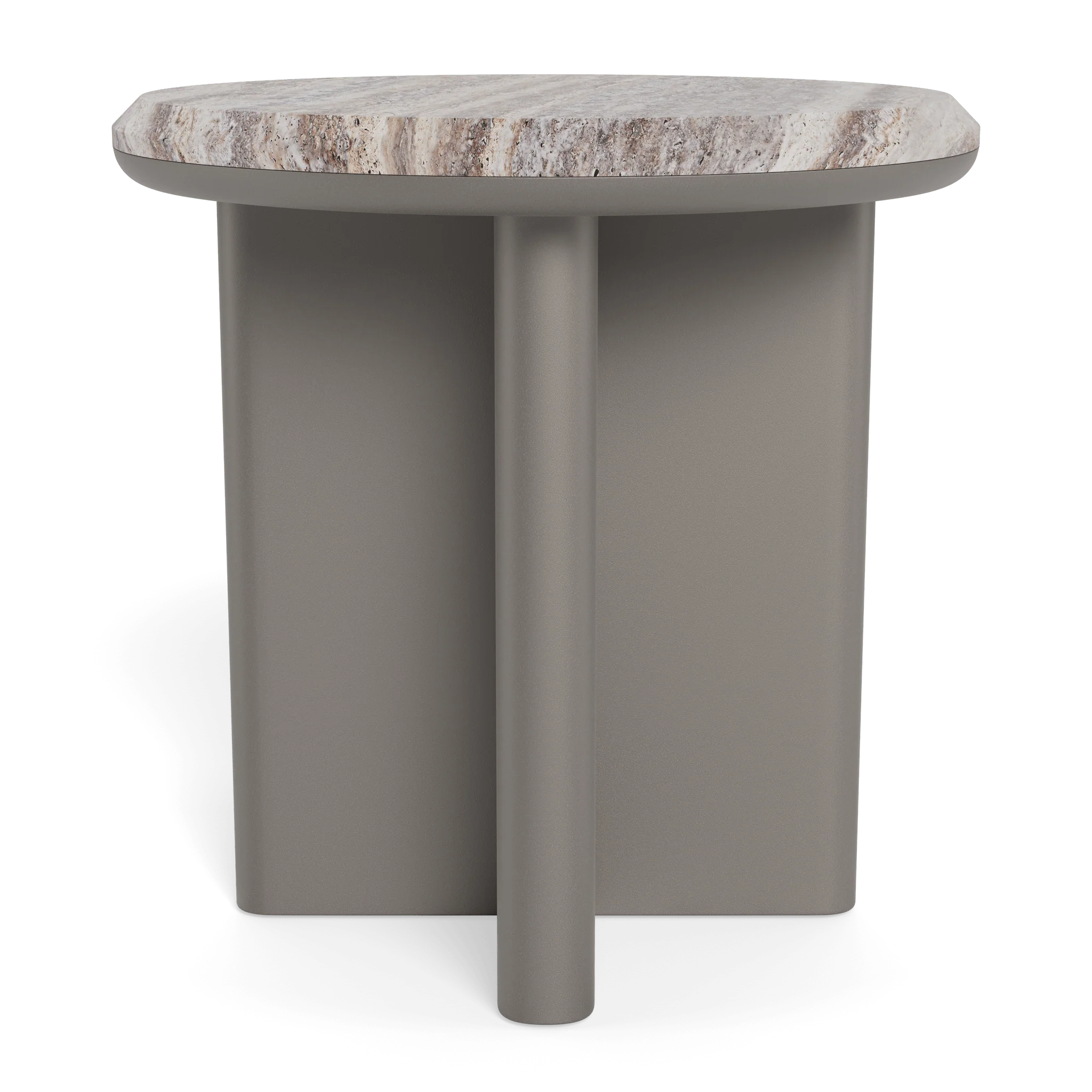 Palm Beach Aluminium Round Side Table - Image 11