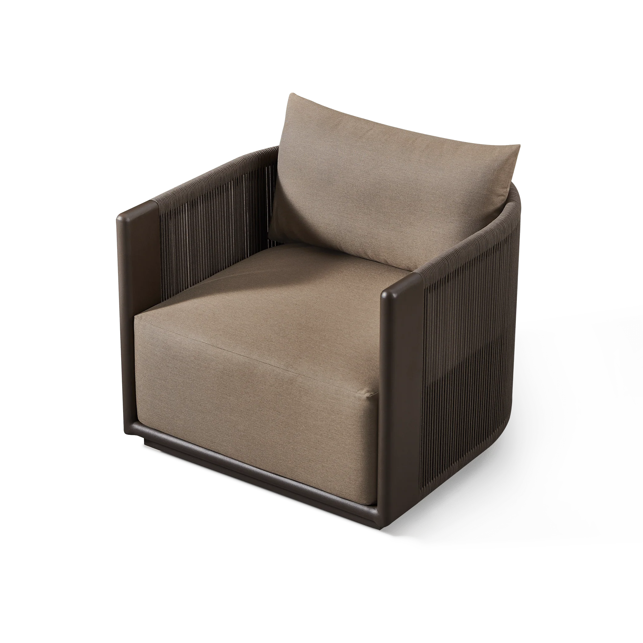 Palm Beach Aluminium Swivel Lounge Chair - Image 5
