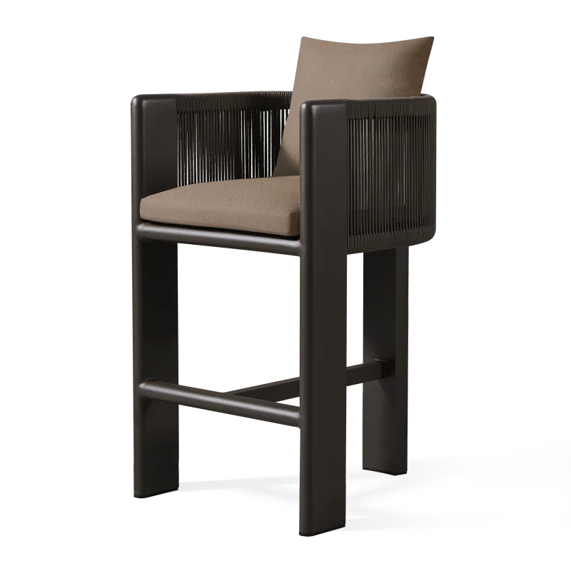 Palm Beach Aluminum Bar Stool - Image 2