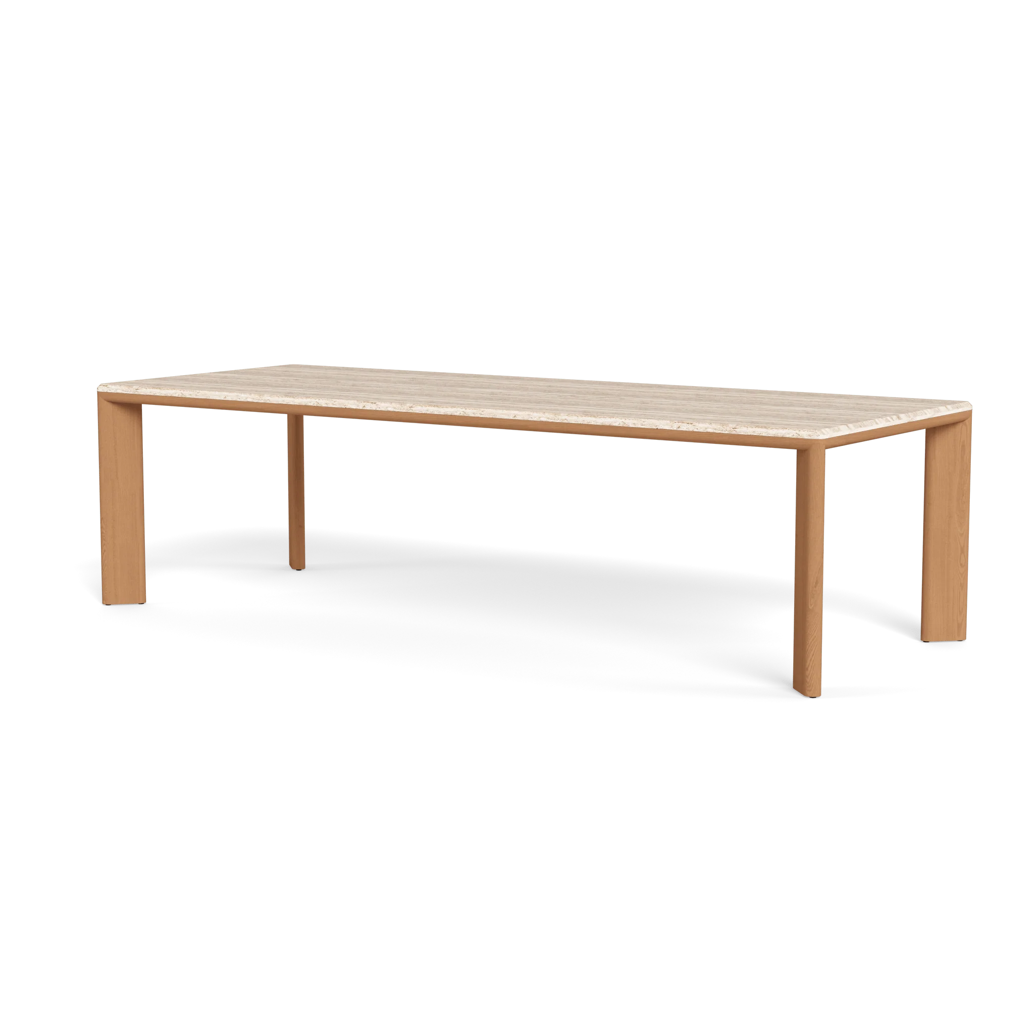 Palm Beach Teak Rectangle Dining Table - Image 3
