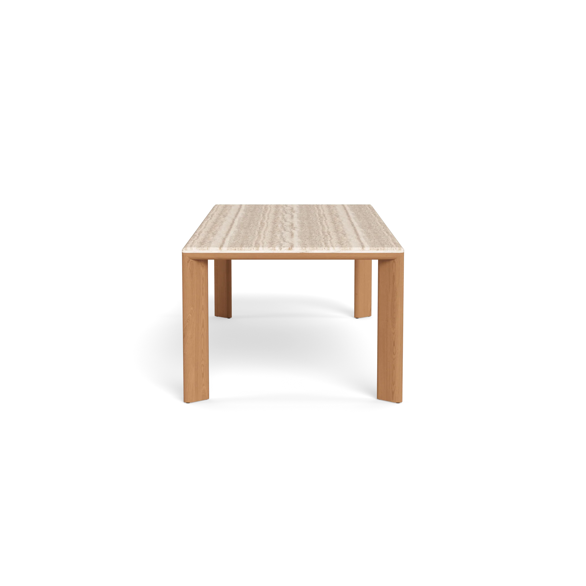 Palm Beach Teak Rectangle Dining Table - Image 4