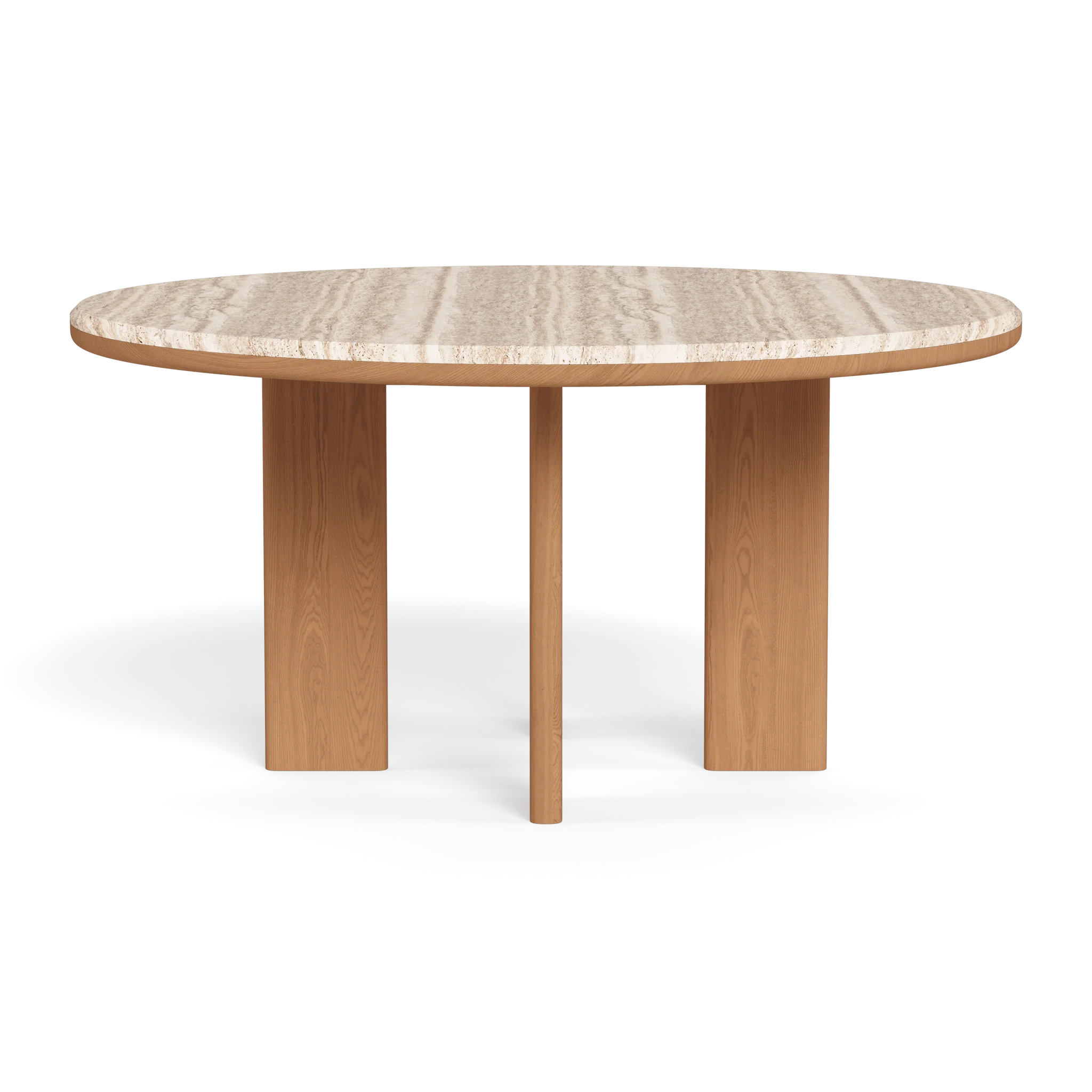 Palm Beach Teak Round Dining Table 60" - Image 4