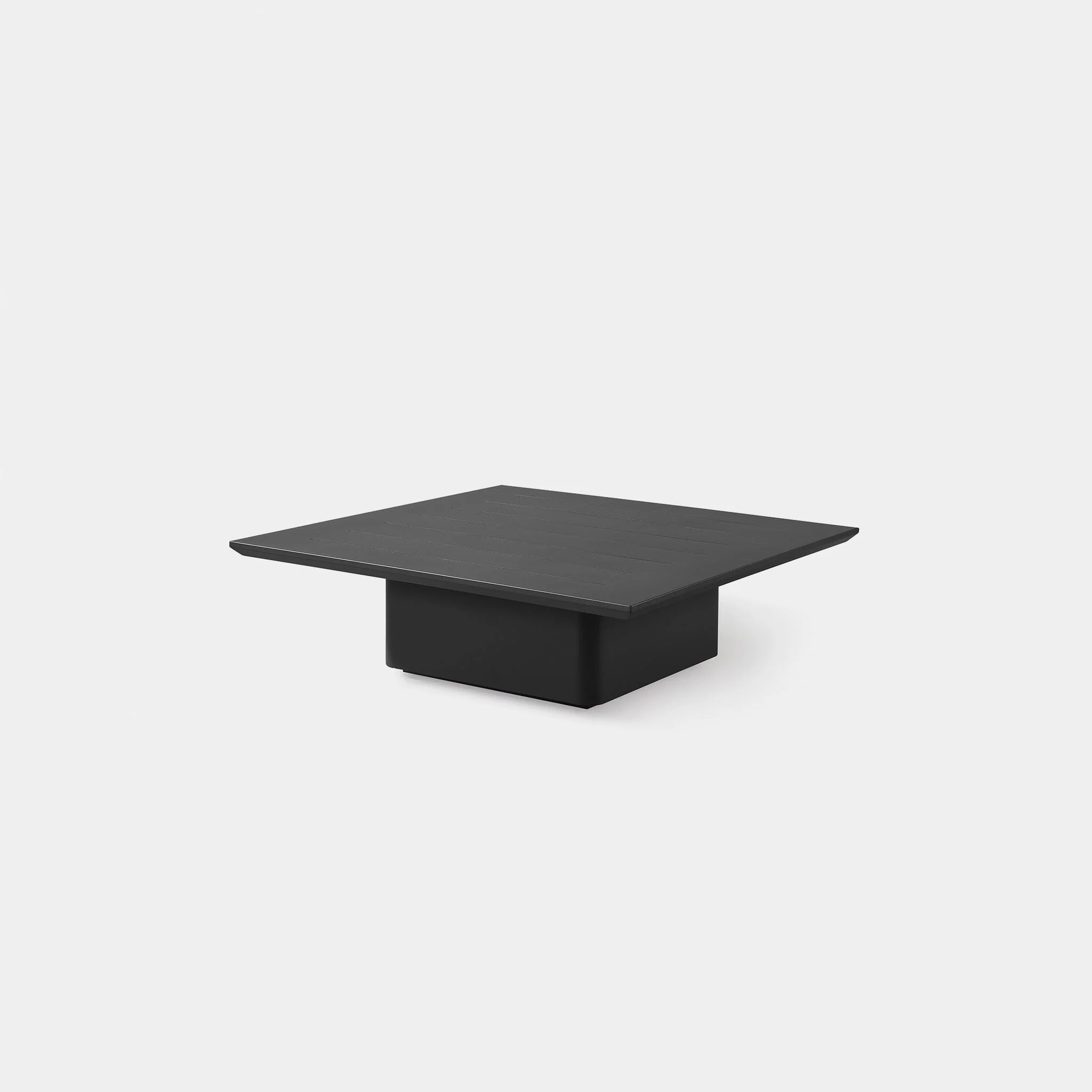Santorini Outdoor Slatted Square Side Table - Image 4