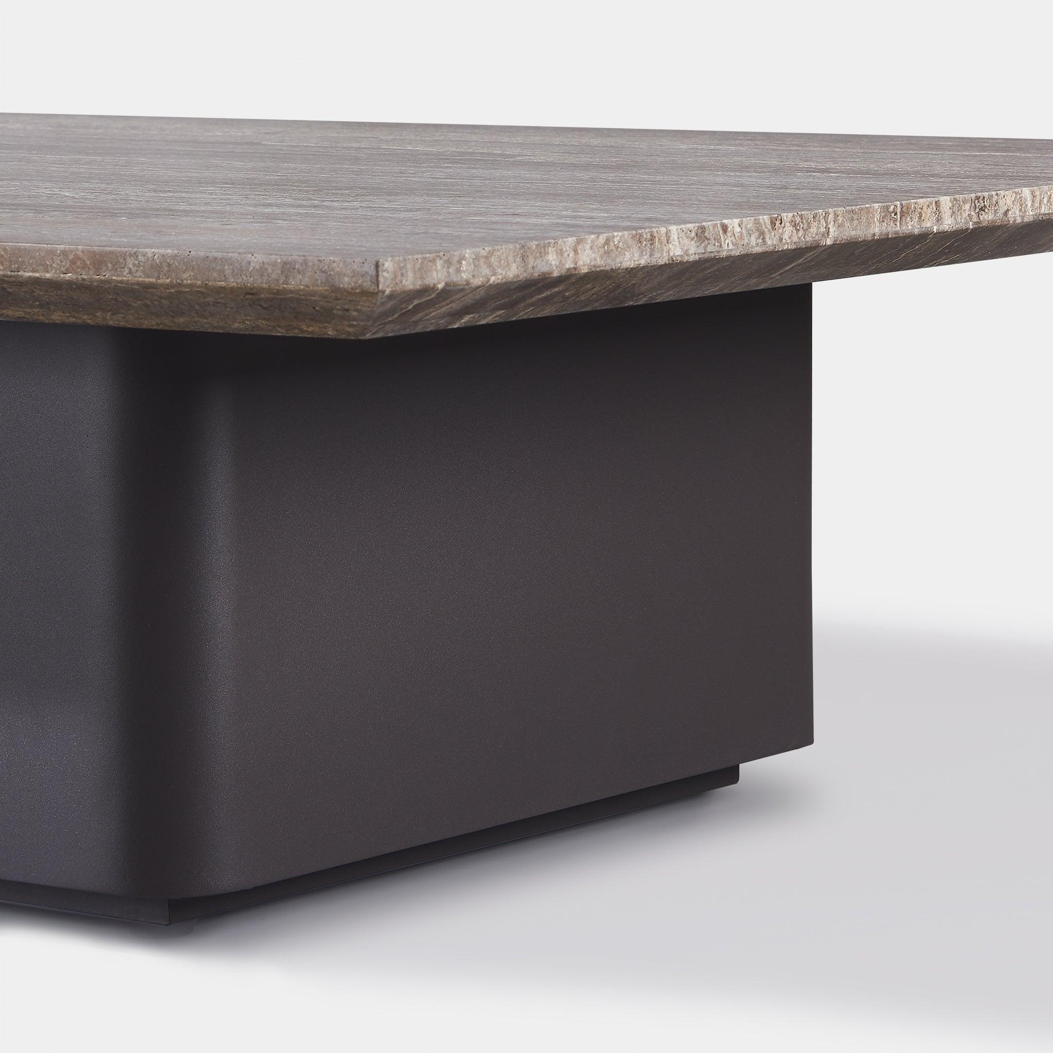 Santorini Outdoor Stone Coffee Table - Image 5