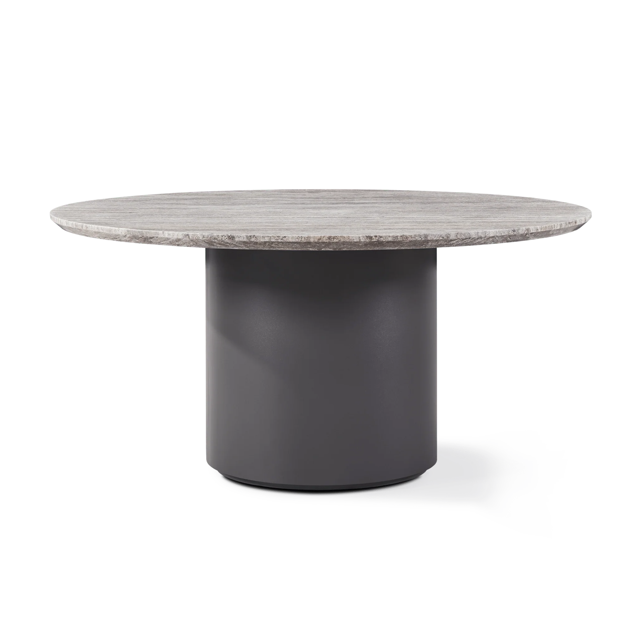 Santorini Outdoor Stone Round Dining Table 60" - Image 8