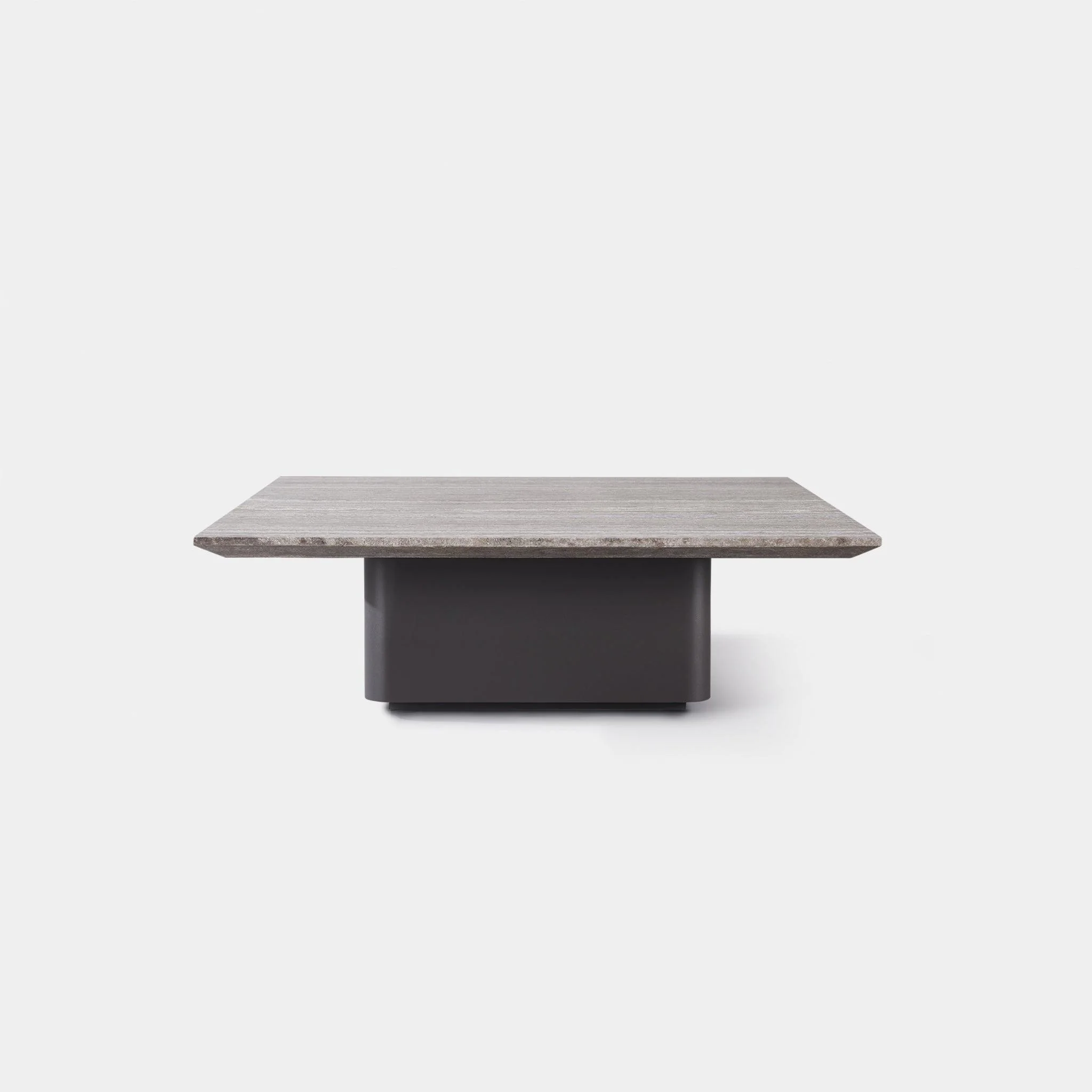 Santorini Outdoor Stone Square Side Table - Image 3