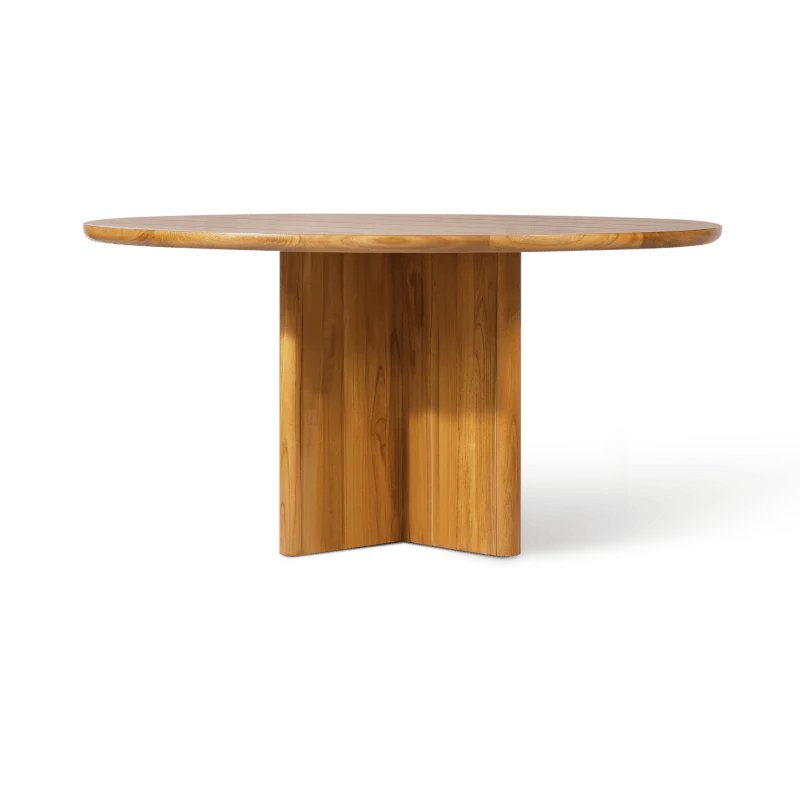 Sydney Slatted Round Dining Table 60" - Image 3