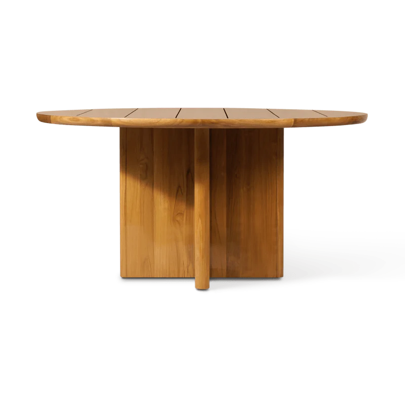 Sydney Slatted Round Dining Table 60" - Image 4