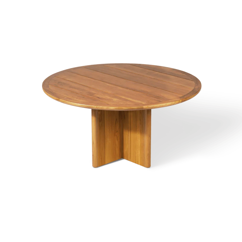 Sydney Slatted Round Dining Table 60" - Image 5