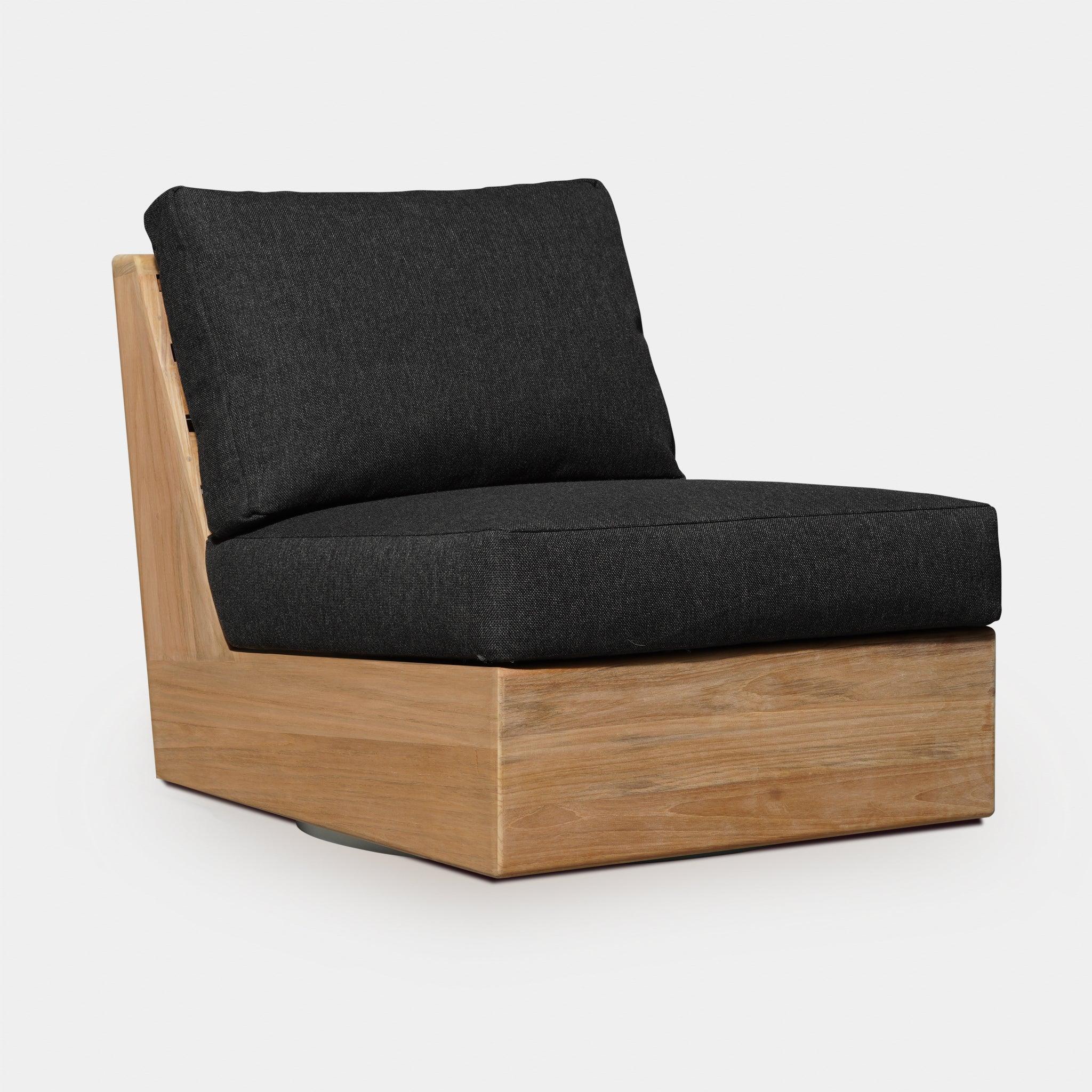 Tulum Armless Swivel Lounge Chair - Image 3