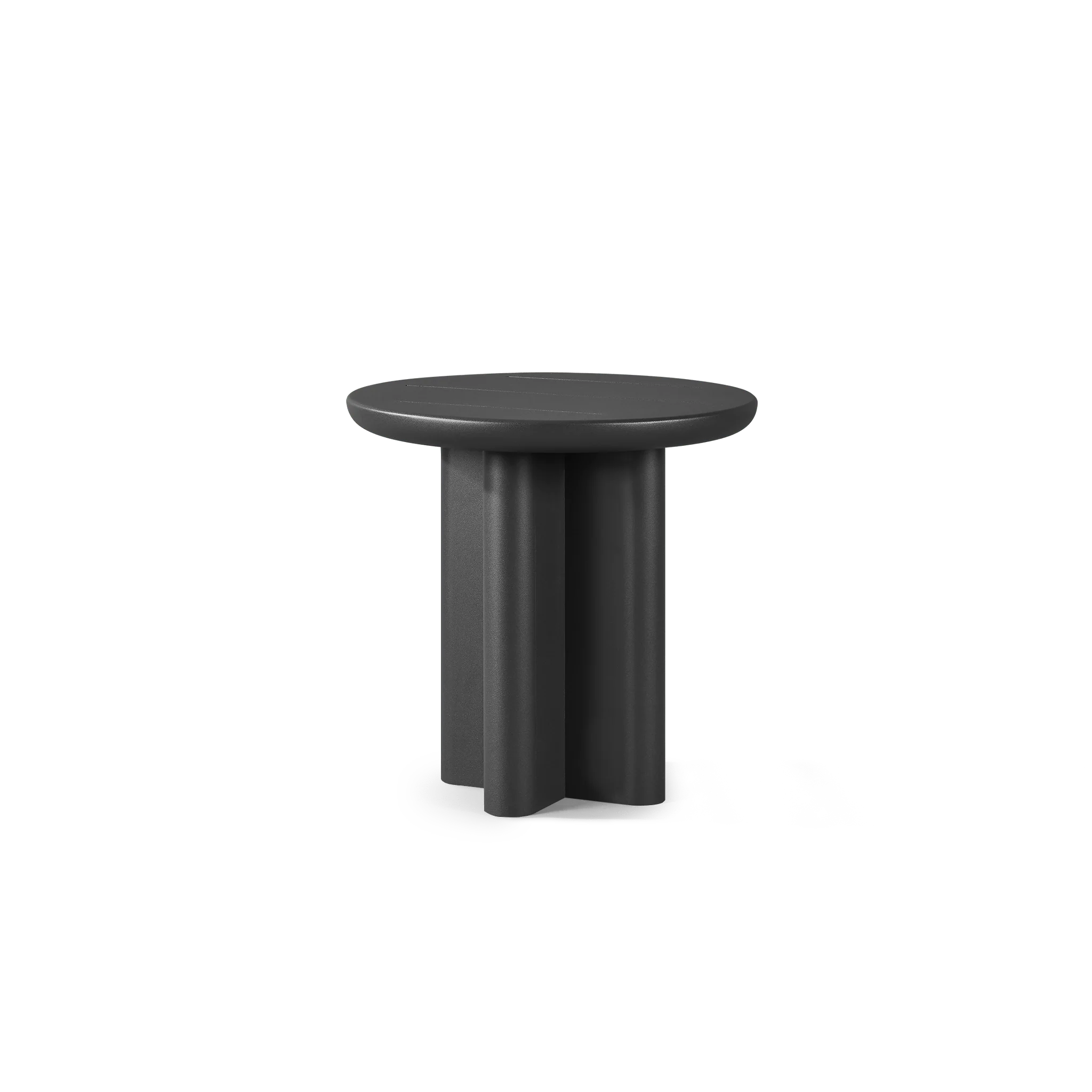 Victoria Round Slatted Side Table - Image 3