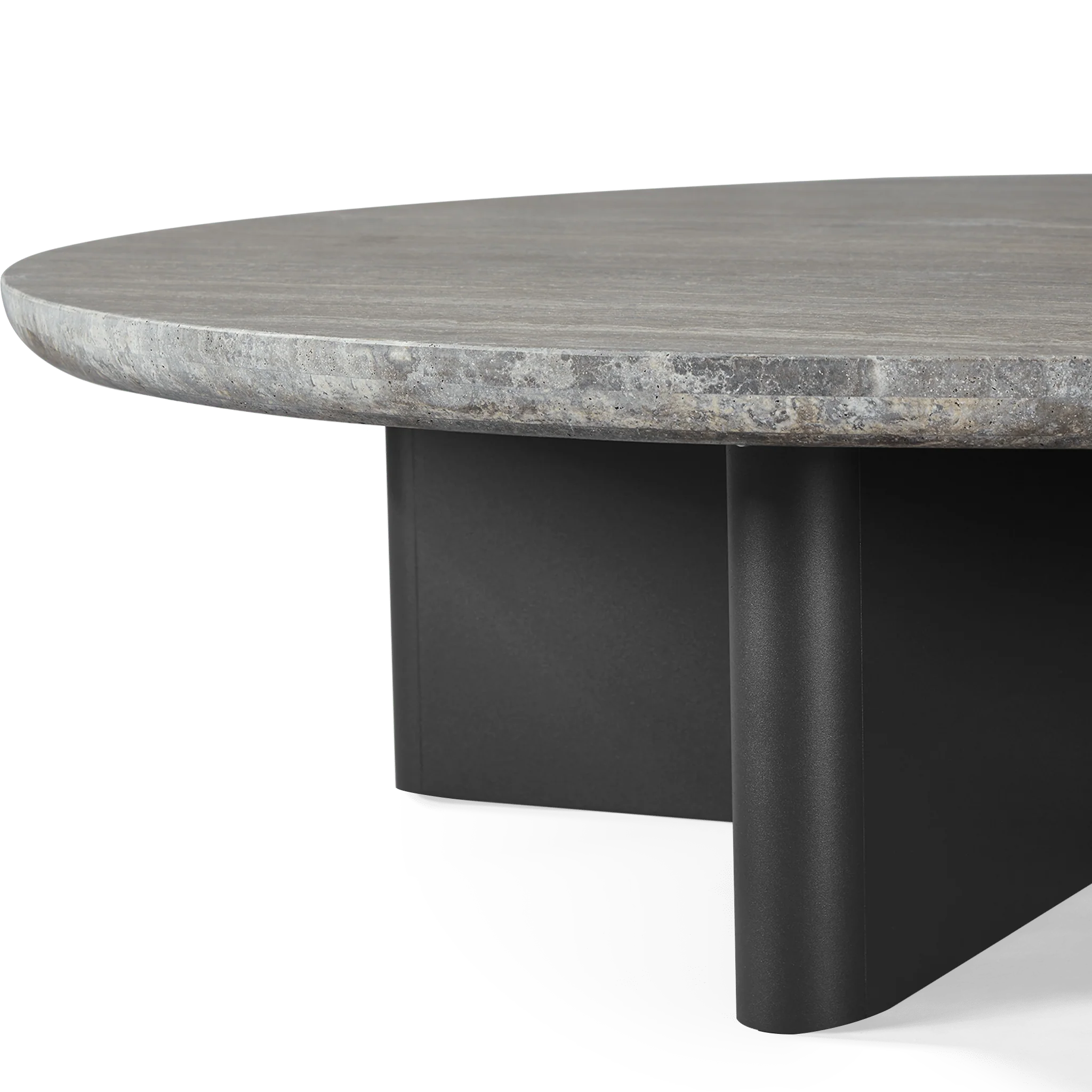 Victoria Round Stone Coffee Table - Image 5