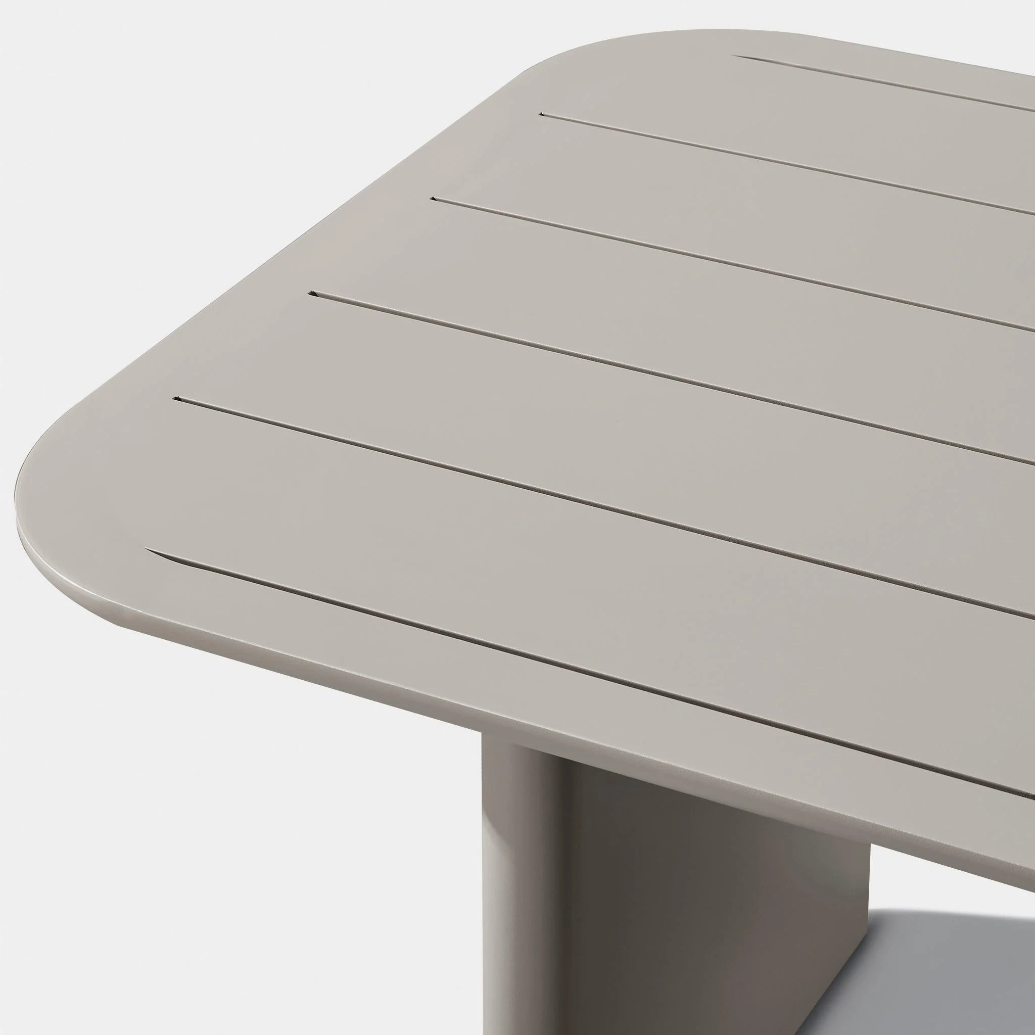 Victoria Slatted Dining Table 108" - Image 10