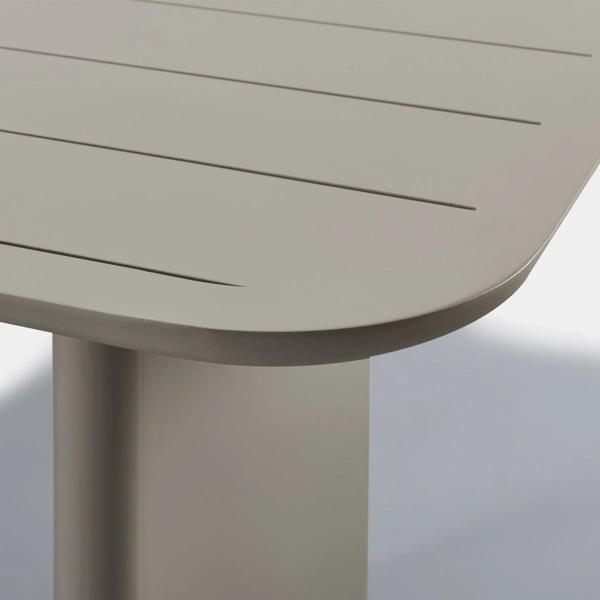 Victoria Slatted Dining Table 81" - Image 8