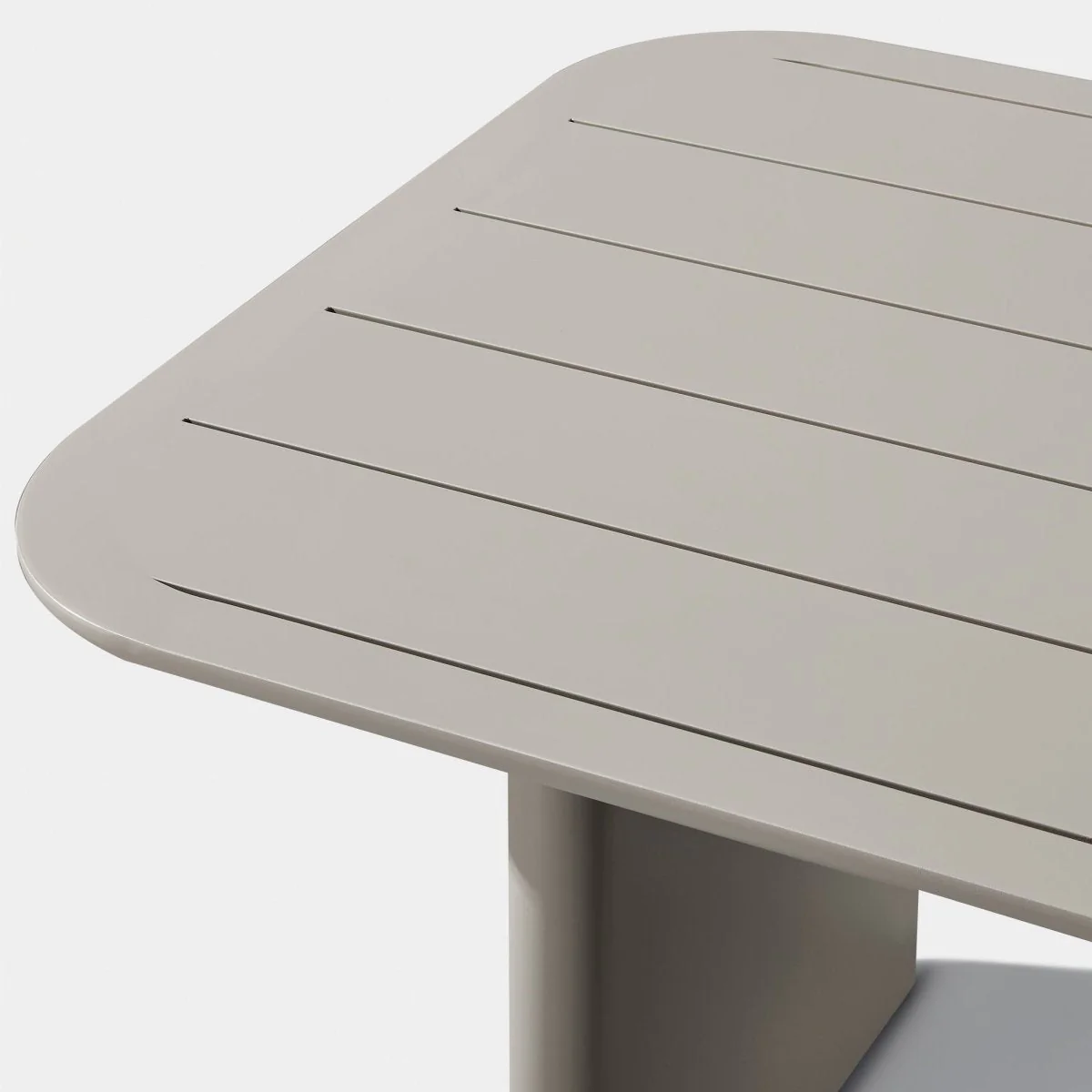 Victoria Slatted Dining Table 81" - Image 9
