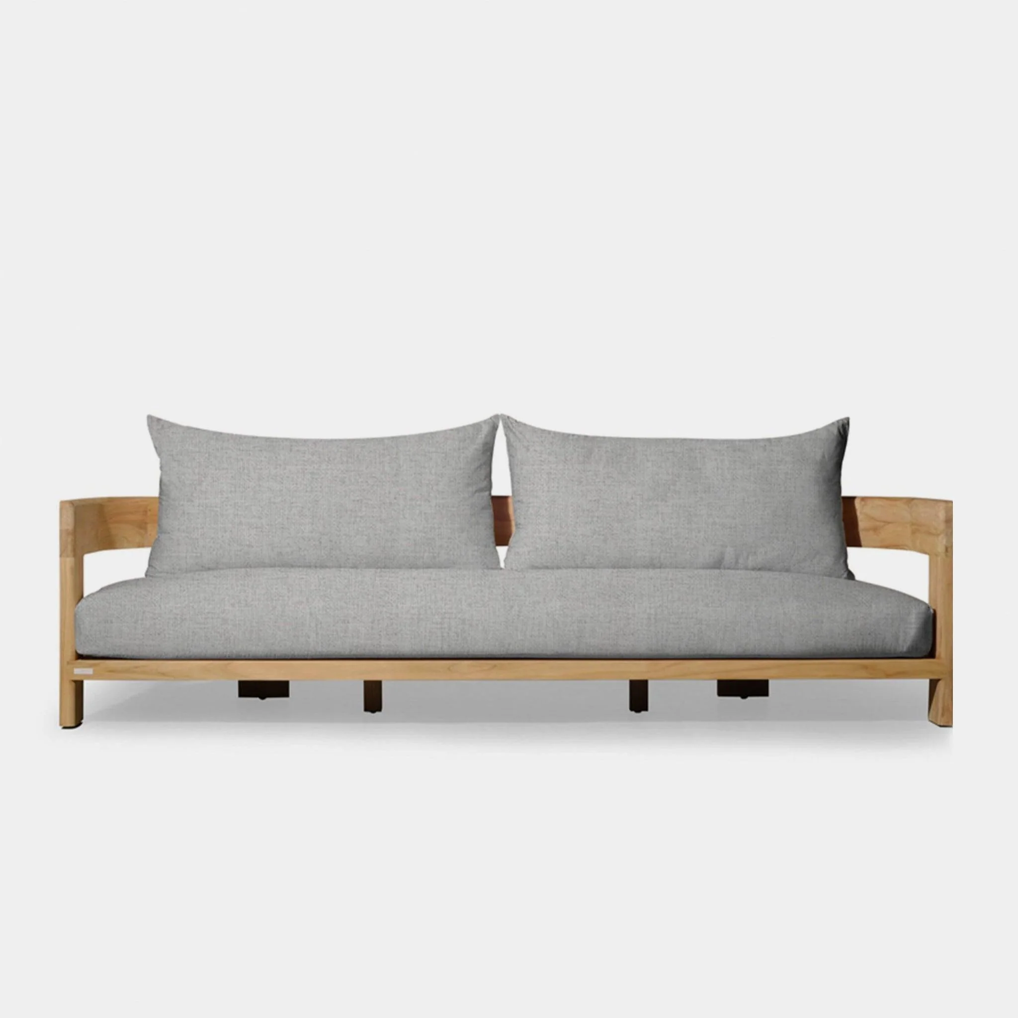 Victoria Teak 3 Seat Sofa - Image 3