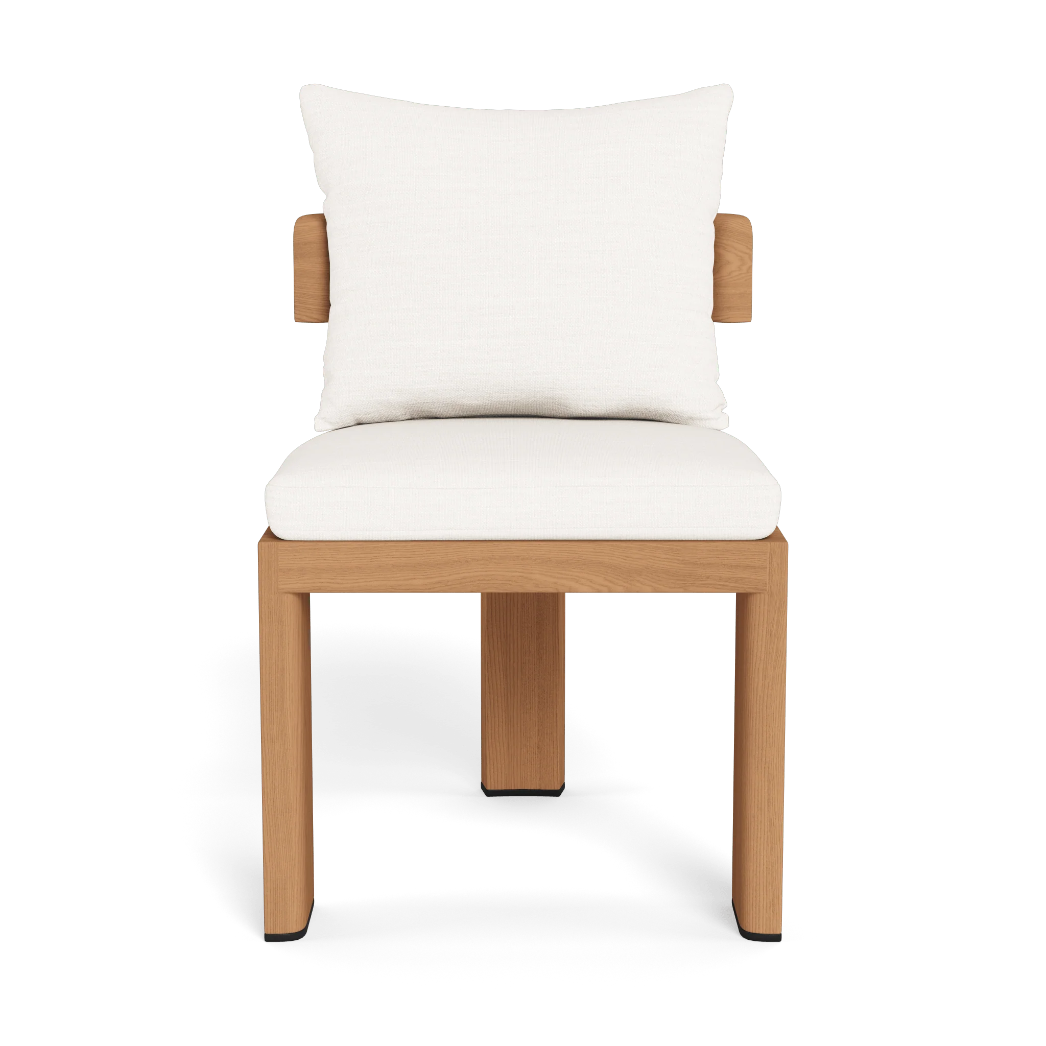 Victoria Teak Armless Dining Chair - Image 7