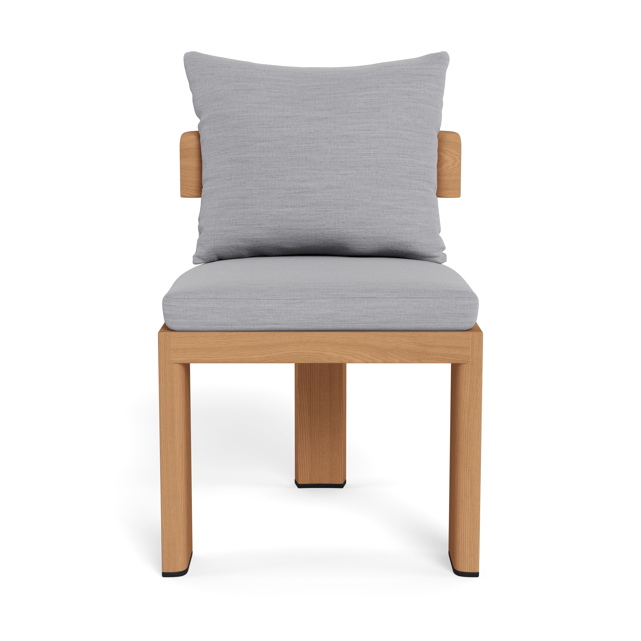 Victoria Teak Armless Dining Chair - Image 8