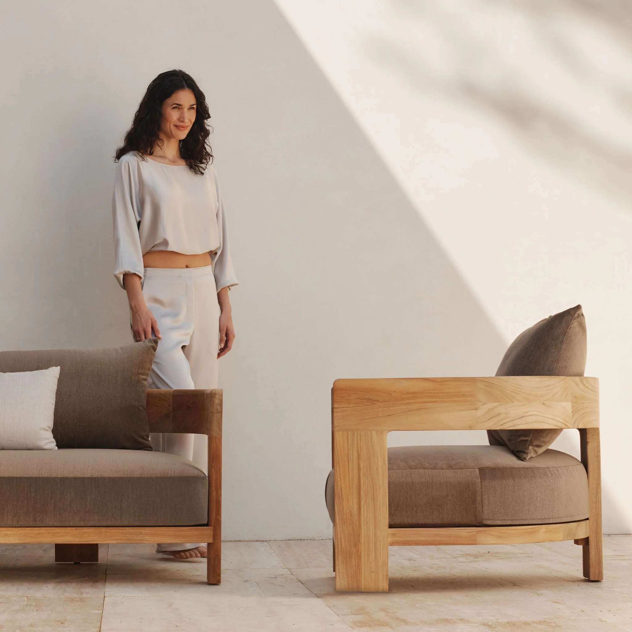 Victoria Teak Lounge Chair - Image 12